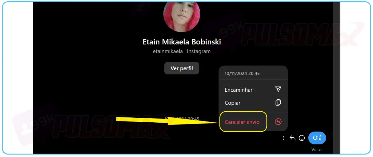 Cancel Instagram Web submission.