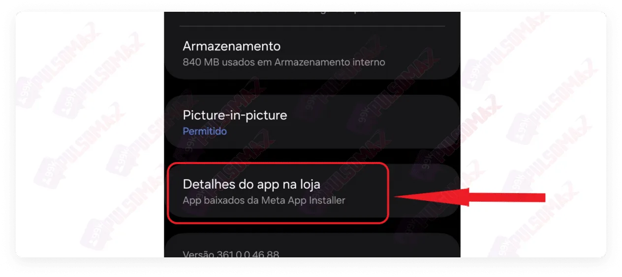 App details in the store.