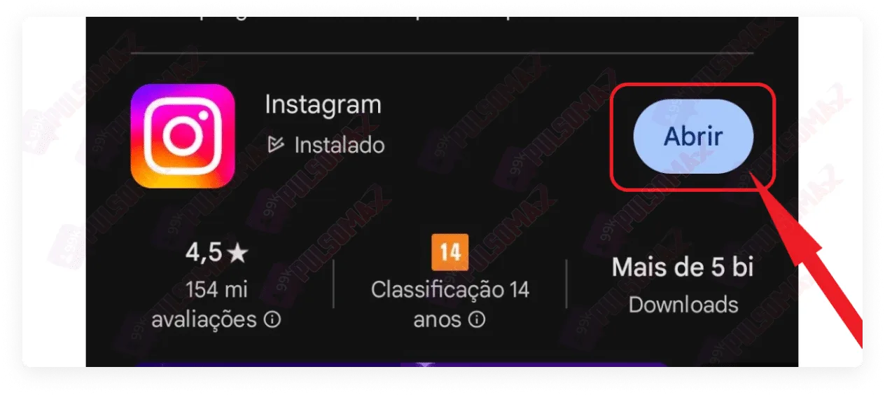 Instagram app on the Play Store.