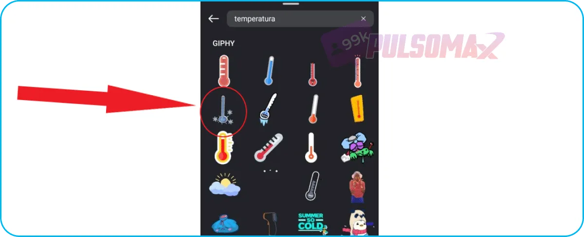Selecting temperature GIF.