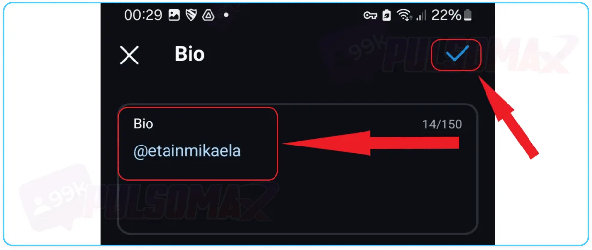 Edit your Instagram bio.