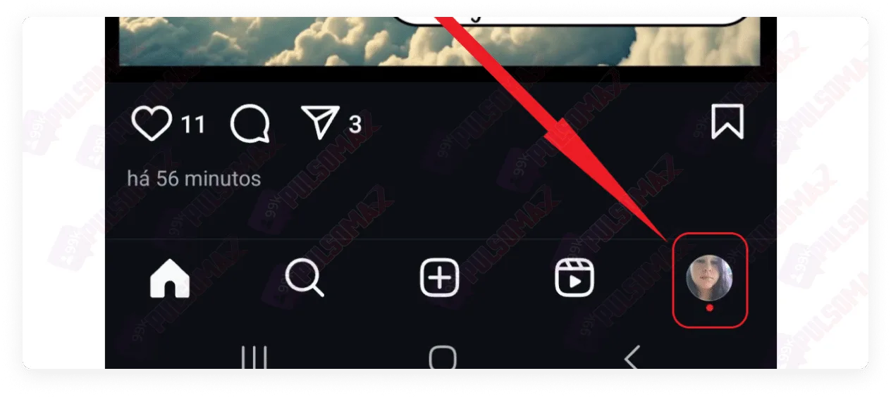 Thumbnail photo of an Instagram profile.
