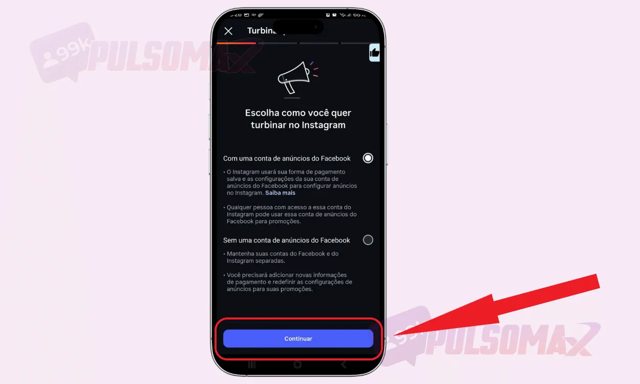Print how to boost your Instagram post step by step