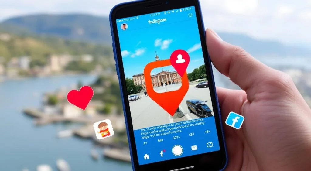 geolocalização Instagram