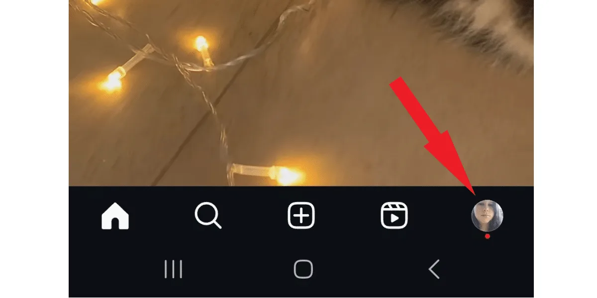 Screenshot from Instagram showing where to go to block comments.