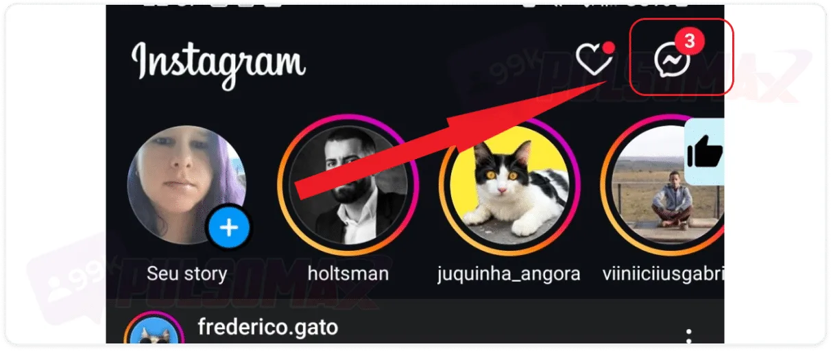 Instagram speech bubble icon