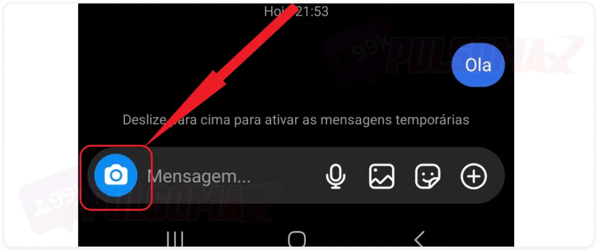Camera button in DM