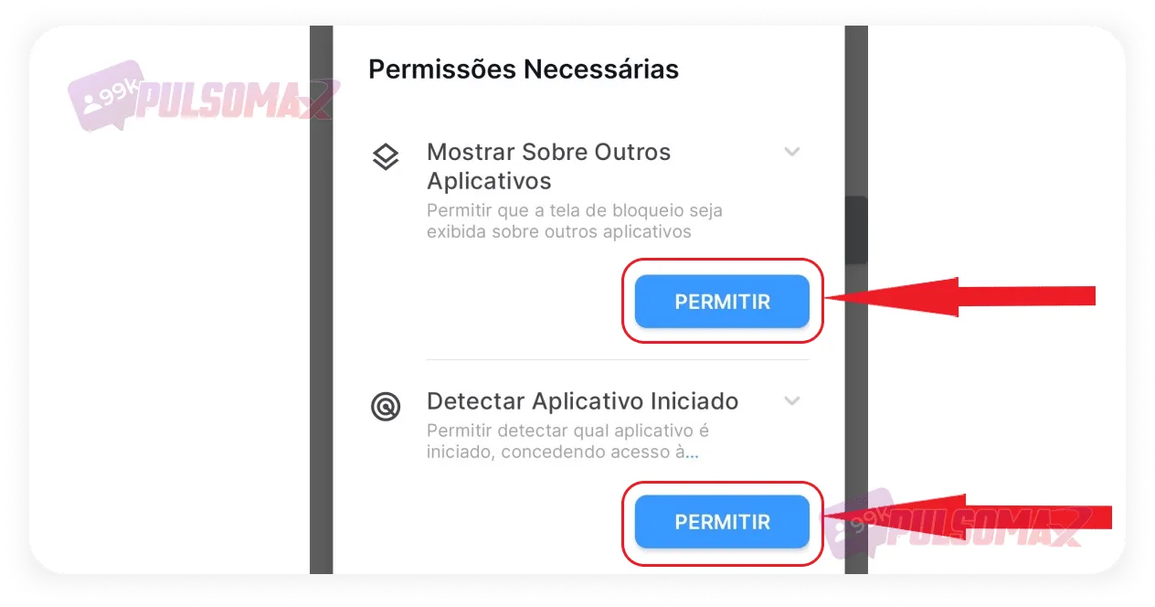 Requesting permissions in AppLock.