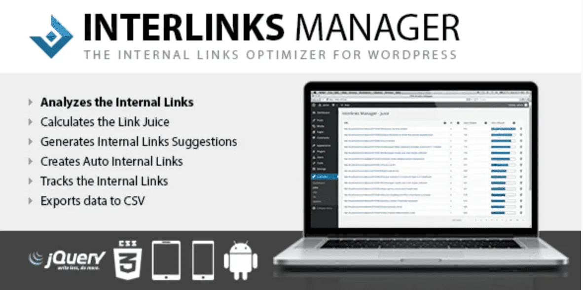 Interlinks Manager - Internal Links Optimizer for WordPress 1.43