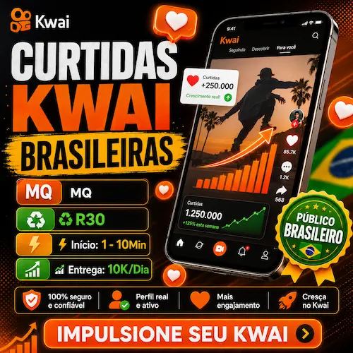 🟧🧡 Brazilian Kwai Likes | MQ | ♻️R30 |⚡️Start: 1 - 10Min | 📈Delivery: 10K/Day |