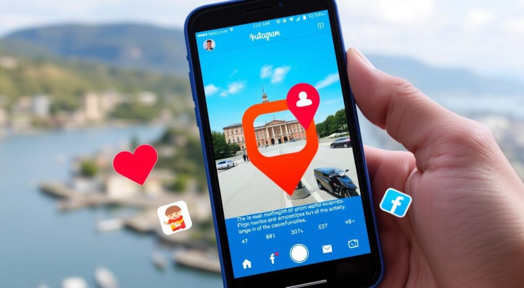 geolocalização Instagram