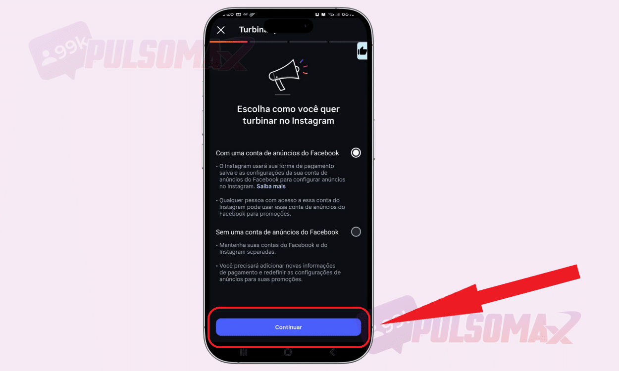 Print como turbinar post Instagram passo a passo