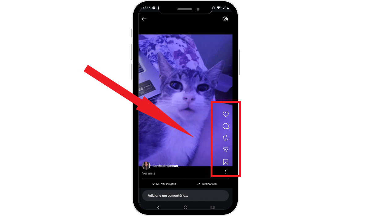 Comprar seguidores pode fazer minha conta perder engajamento? Print mostrando publica&ccedil;&atilde;o do Instagram sem engajamento